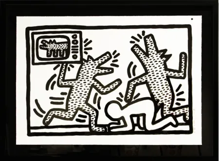 Litografía Haring - Untitled (3)