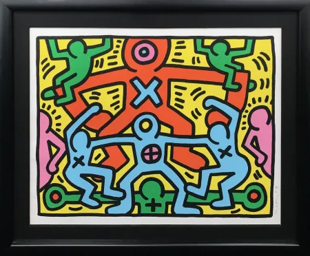 Serigrafía Haring - UNTITLED