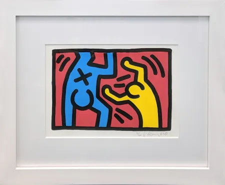 Litografía Haring - UNTITLED (D)