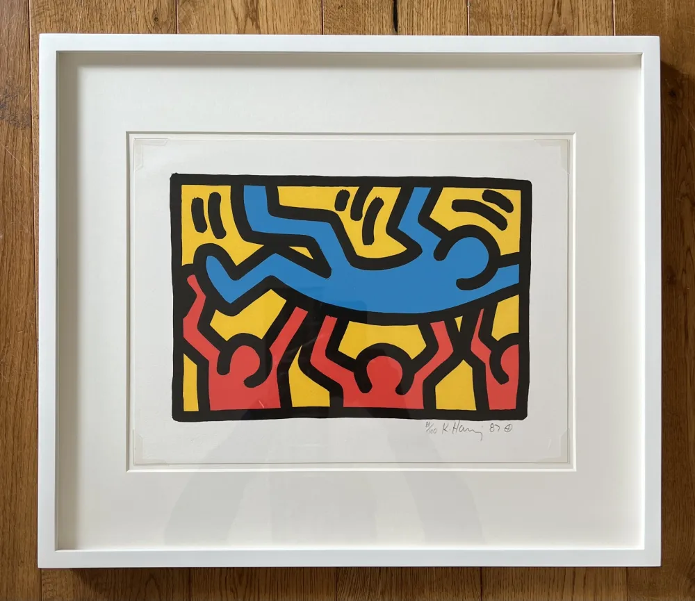 Litografía Haring -  Untitled IV B 