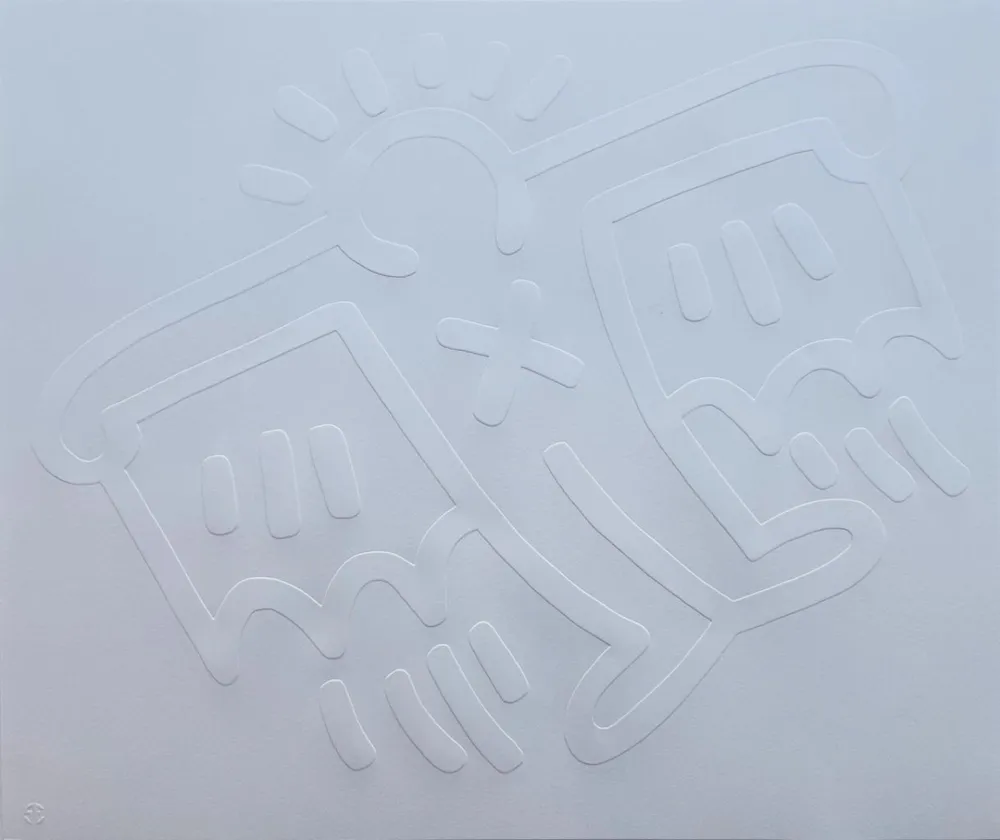 Sin Técnico Haring - White Icons (D) - X-Man