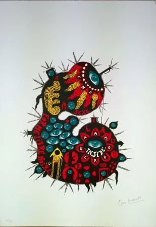 Litografía Harloff - Forme libre