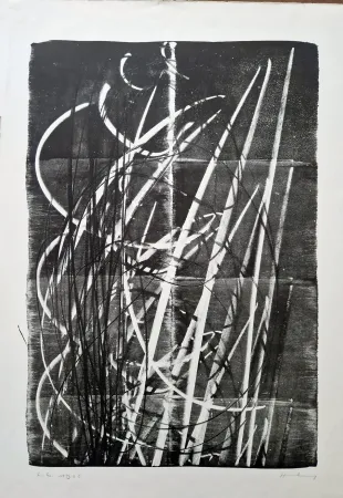 Litografía Hartung - 1973 - L 60