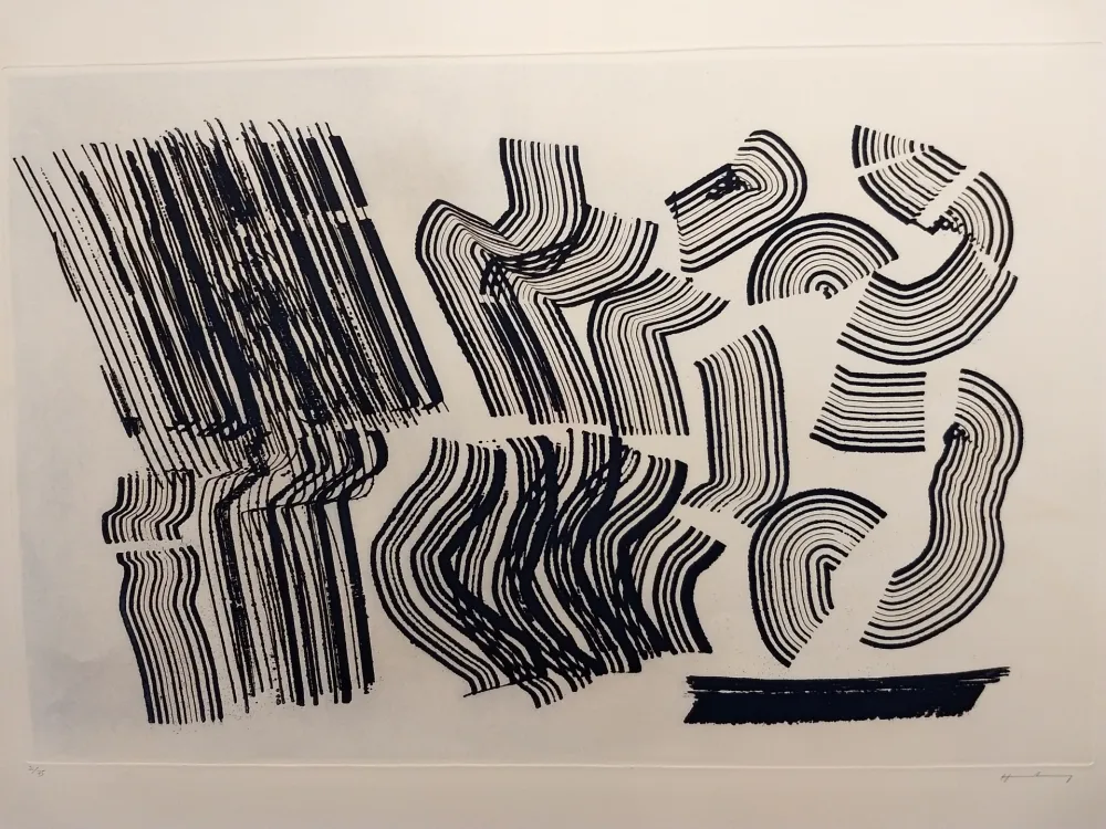 Aguafuerte Hartung - Aguafuertes