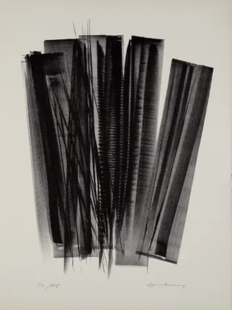 Litografía Hartung - Campagne de schiste (L 162), 1978 - Hand-signed