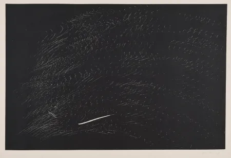 Litografía Hartung - Composición