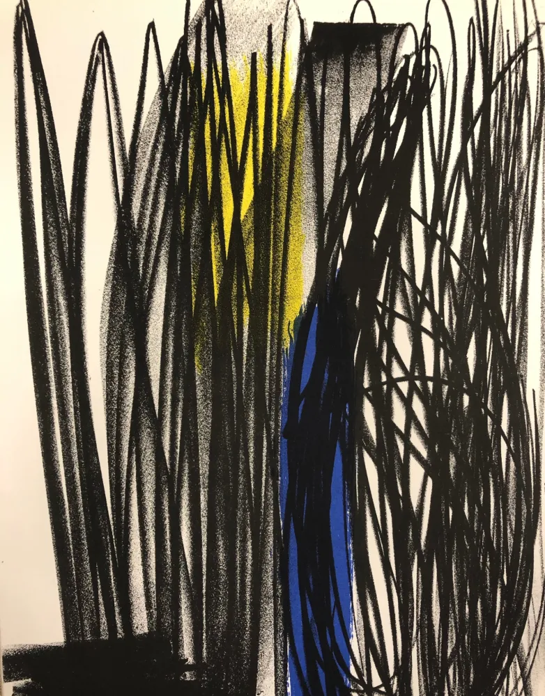 Litografía Hartung - Composition