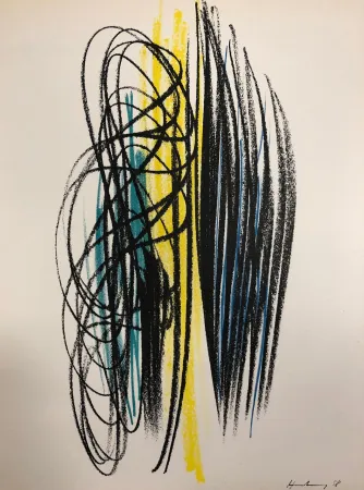 Litografía Hartung - Composition,