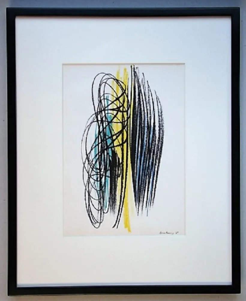 Litografía Hartung - Composition 1958