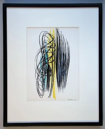 Litografía Hartung - Composition 1958
