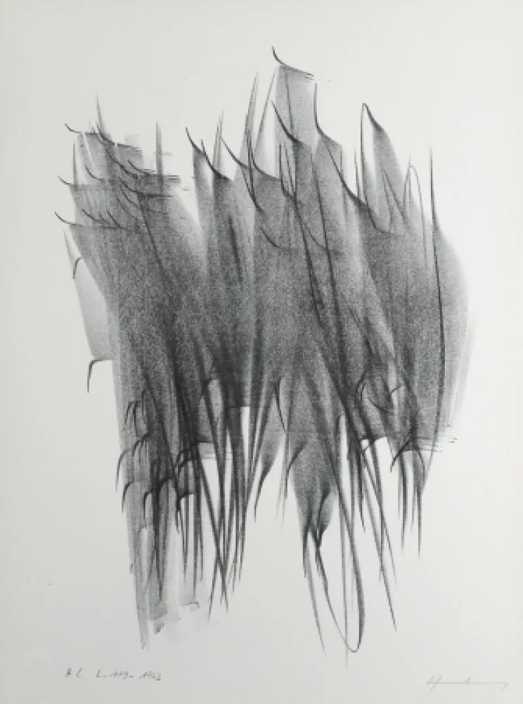 Litografía Hartung - Composition 