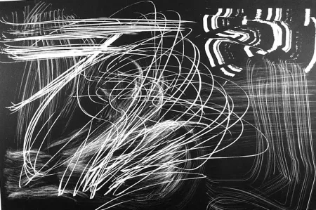 Litografía Hartung - Composition