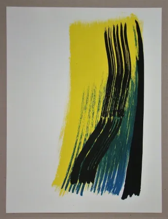 Litografía Hartung - Composition