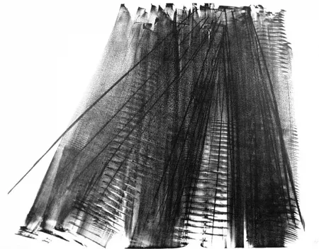 Litografía Hartung - Composizione 