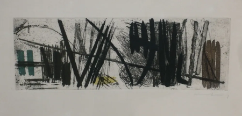 Aguafuerte Y Aguatinta Hartung - Eau forte g3