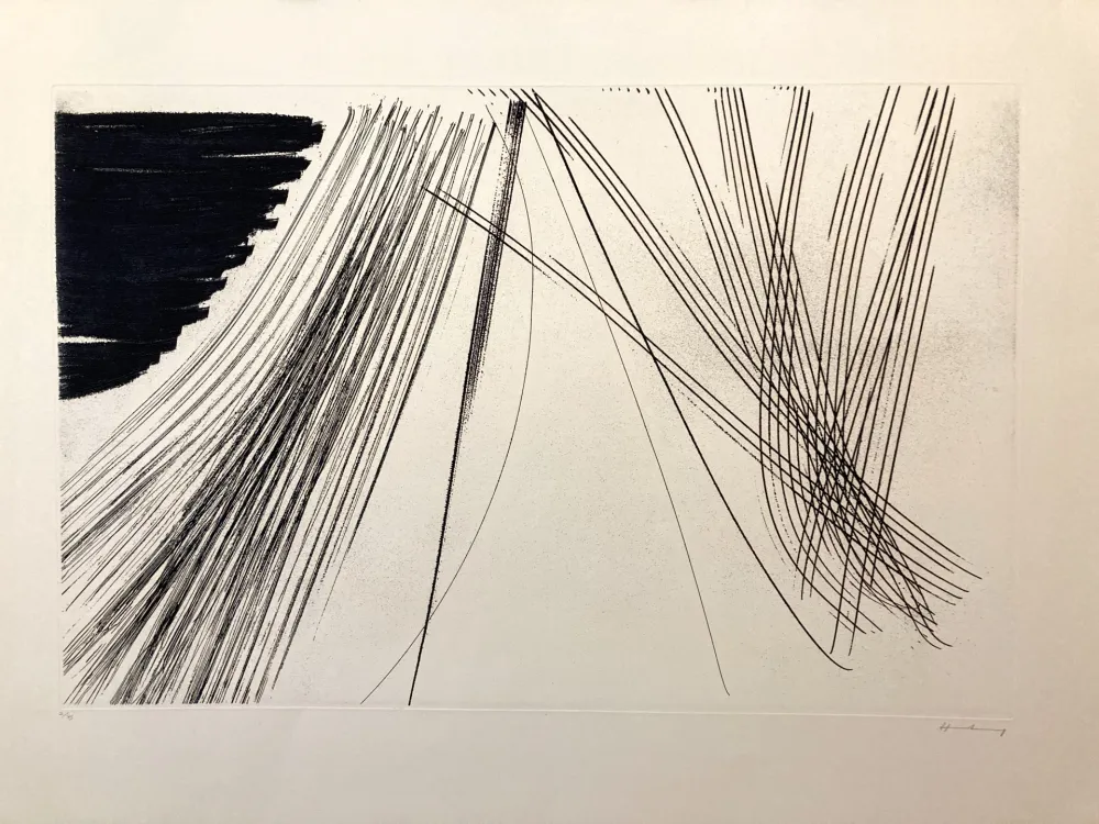 Aguafuerte Hartung - Eau-forte signé et numérotée 