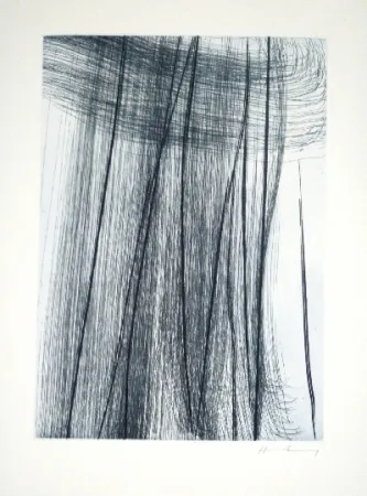 Aguafuerte Y Aguatinta Hartung - Elegie des alizes