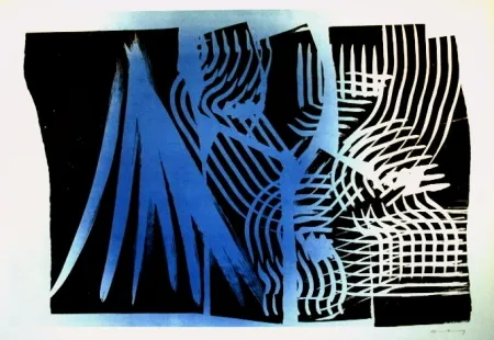 Litografía Hartung - Farandole 11