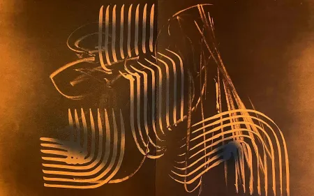 Litografía Hartung - Farandole