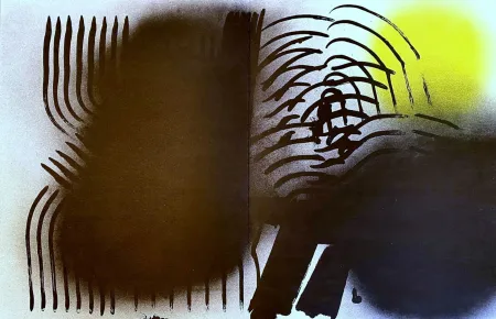 Litografía Hartung - Farandole