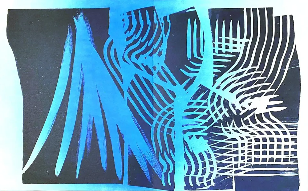 Litografía Hartung - Farandole