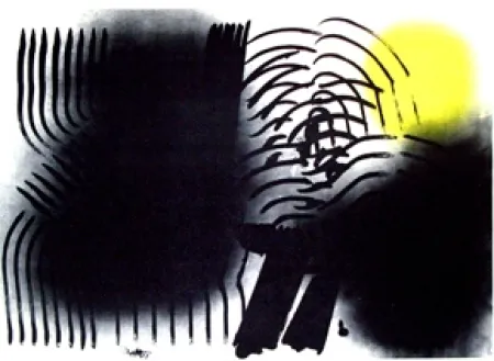 Litografía Hartung - Farandole 3