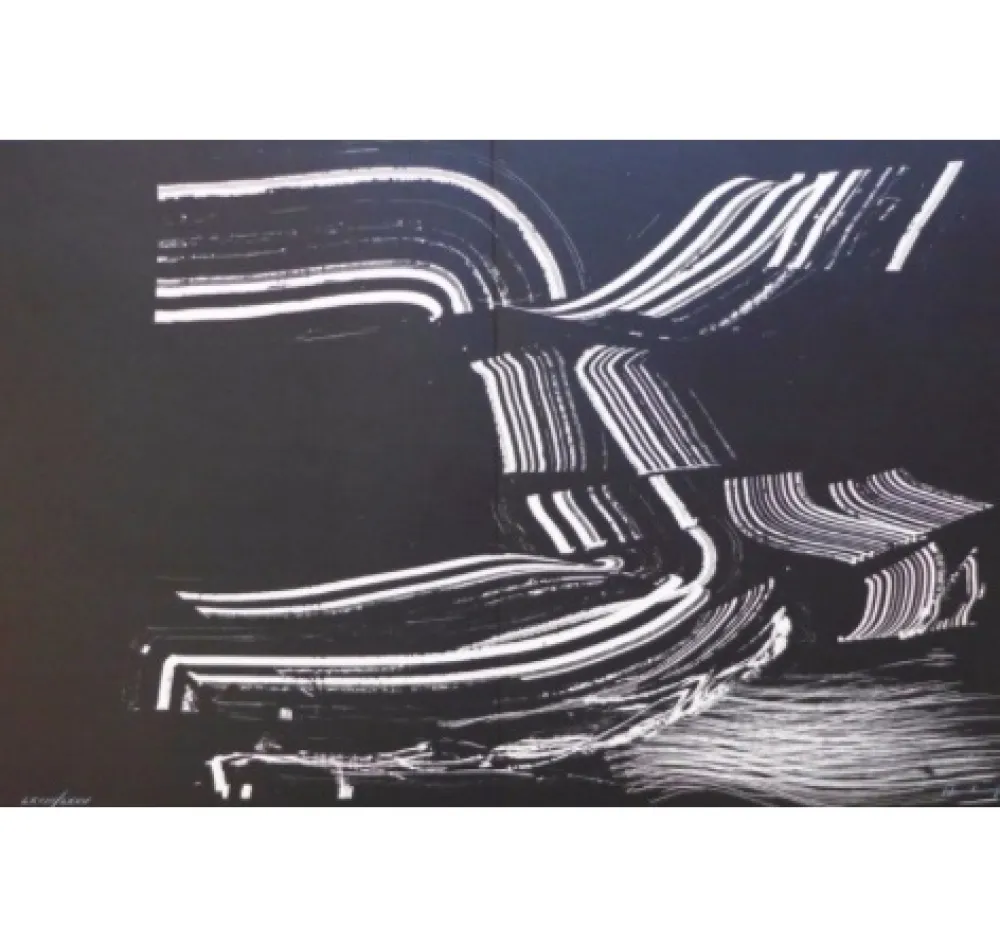 Litografía Hartung - Farandole 4