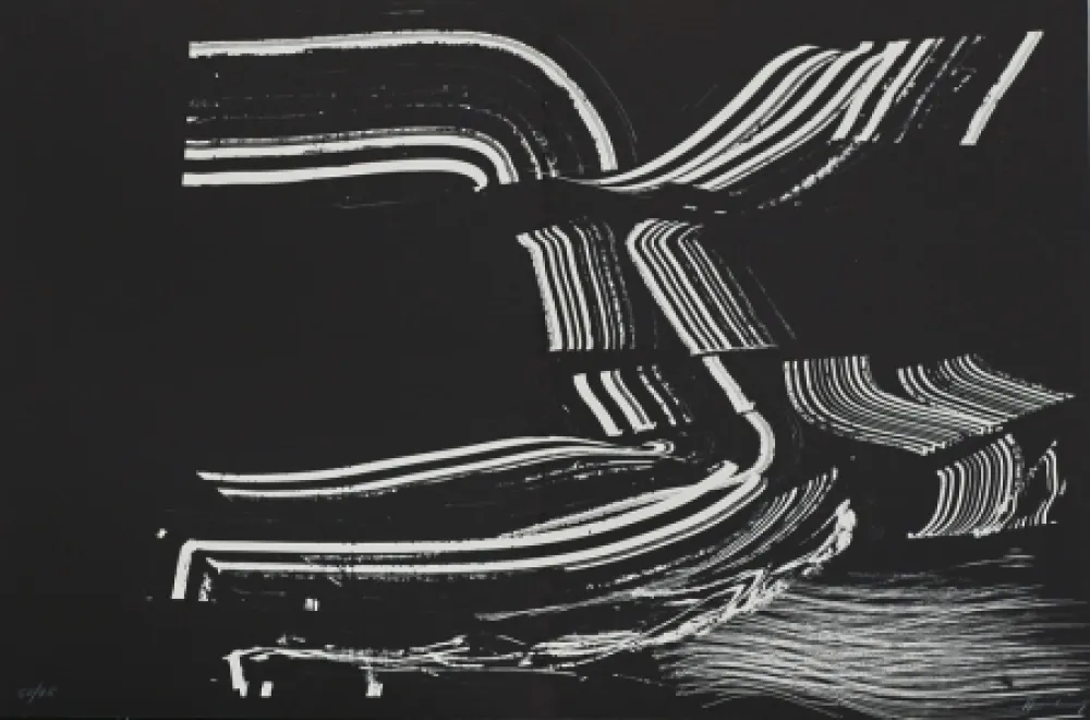 Litografía Hartung - Farandole