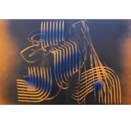 Litografía Hartung - Farandole 7