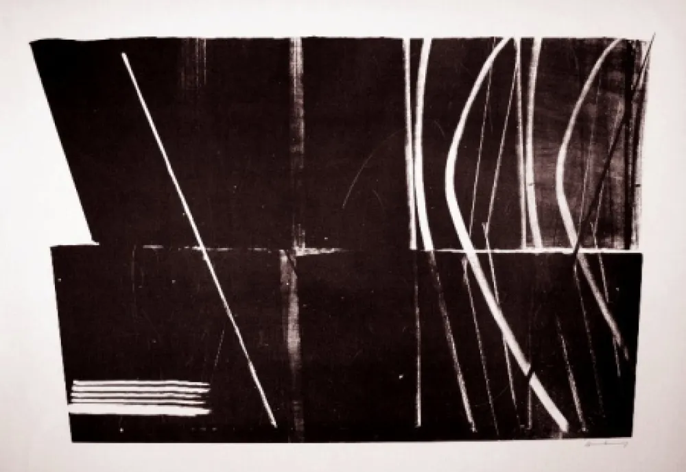 Litografía Hartung - Farandole 7