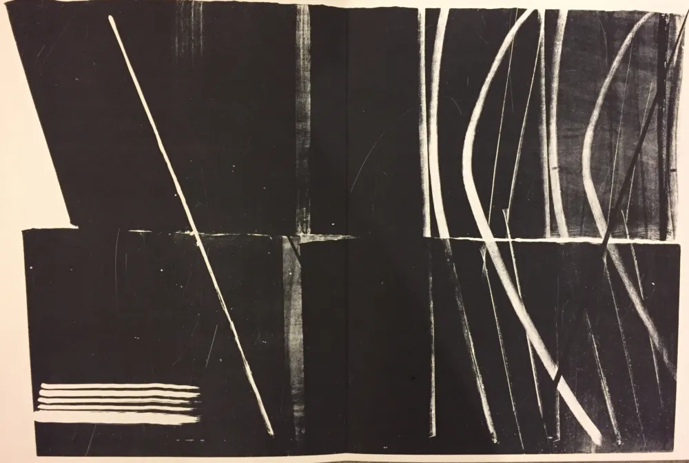 Litografía Hartung - Farandole N