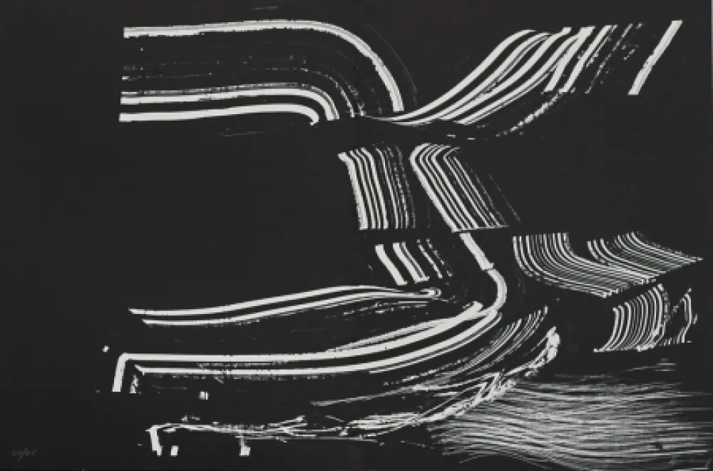 Litografía Hartung - Farandole XIV