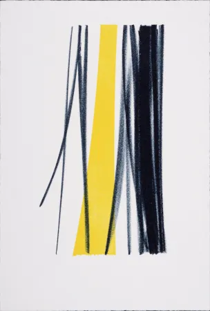 Litografía Hartung - Gedanken (#4), 1987-88