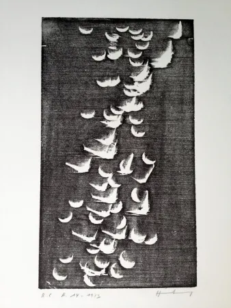 Grabado En Madera Hartung - H 14