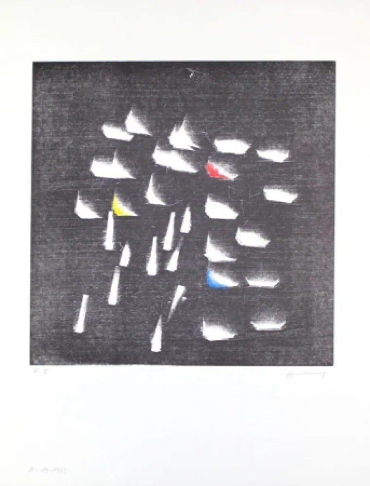 Grabado En Madera Hartung - H-19