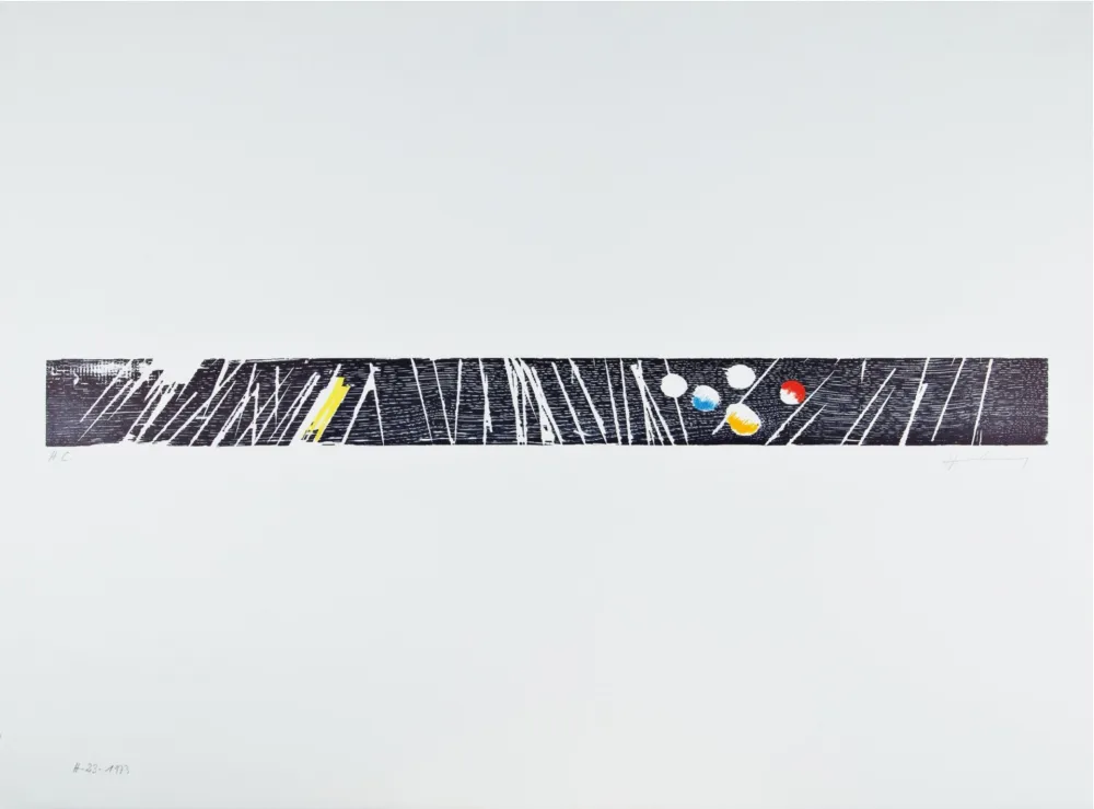 Grabado En Madera Hartung - H 1973-23 