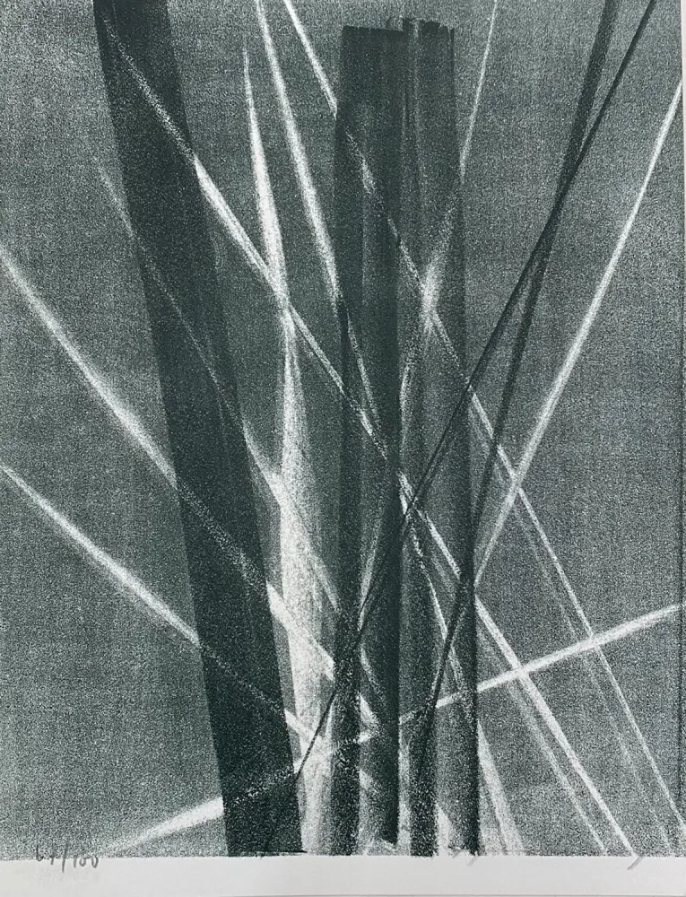 Litografía Hartung - Hans Arp