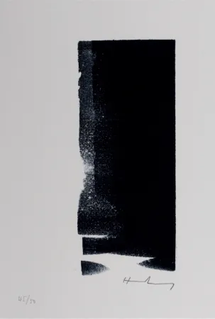 Litografía Hartung - Hans Hartung – Gedanken (A), 1987-88 – Hand-signed!