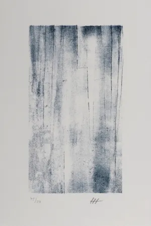 Litografía Hartung - Hans Hartung – Gedanken (D), 1987-88 – Hand-signed!