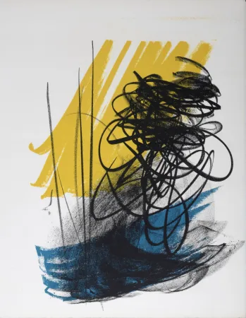 Litografía Hartung - Homage to San Lazzaro, 1975