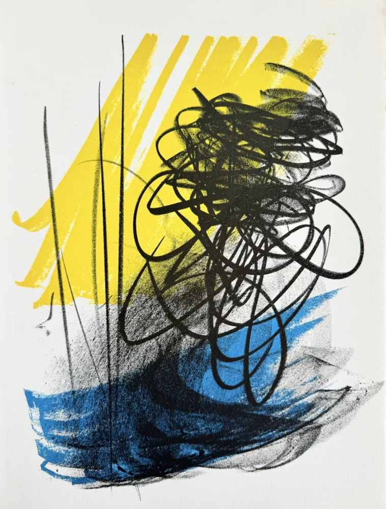 Litografía Hartung - Hommage à San Lazzaro