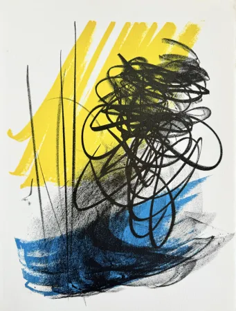 Litografía Hartung - Hommage à San Lazzaro