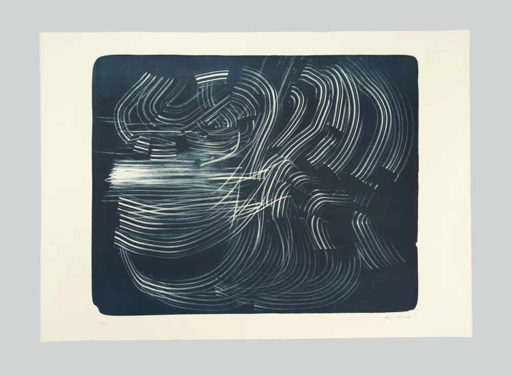 Litografía Hartung - L-10-1973