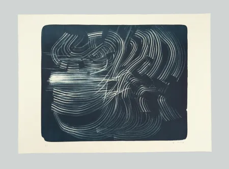 Litografía Hartung - L-10-1973