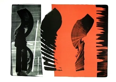 Litografía Hartung - L-14B