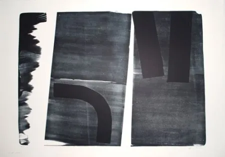 Litografía Hartung - L-15-1974 