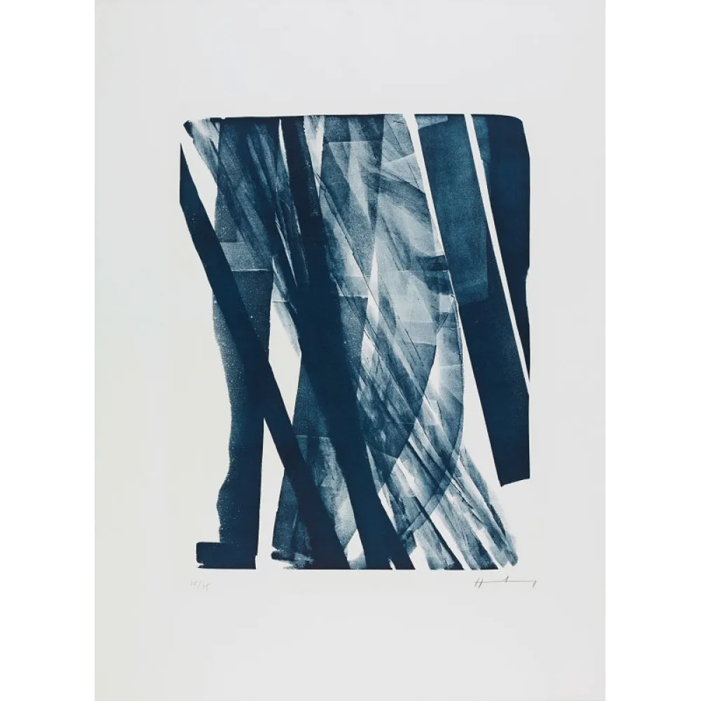 Litografía Hartung - L 1973 - 34,