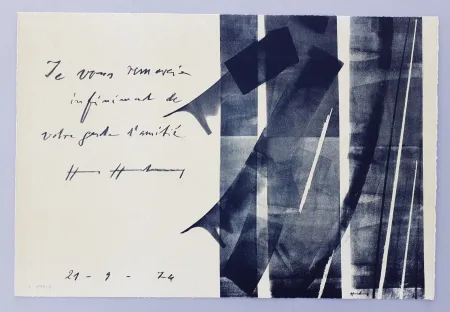 Litografía Hartung - L-1974-2