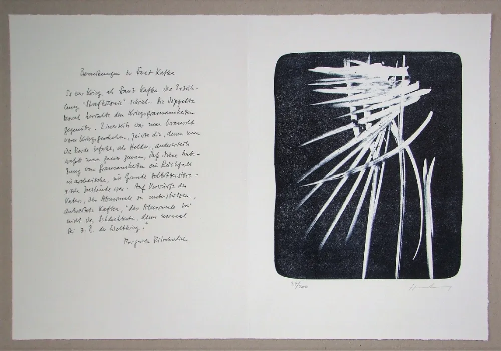 Litografía Hartung - L 1976-27