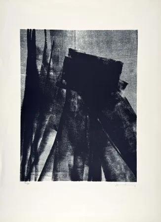 Litografía Hartung - L 1977-4 